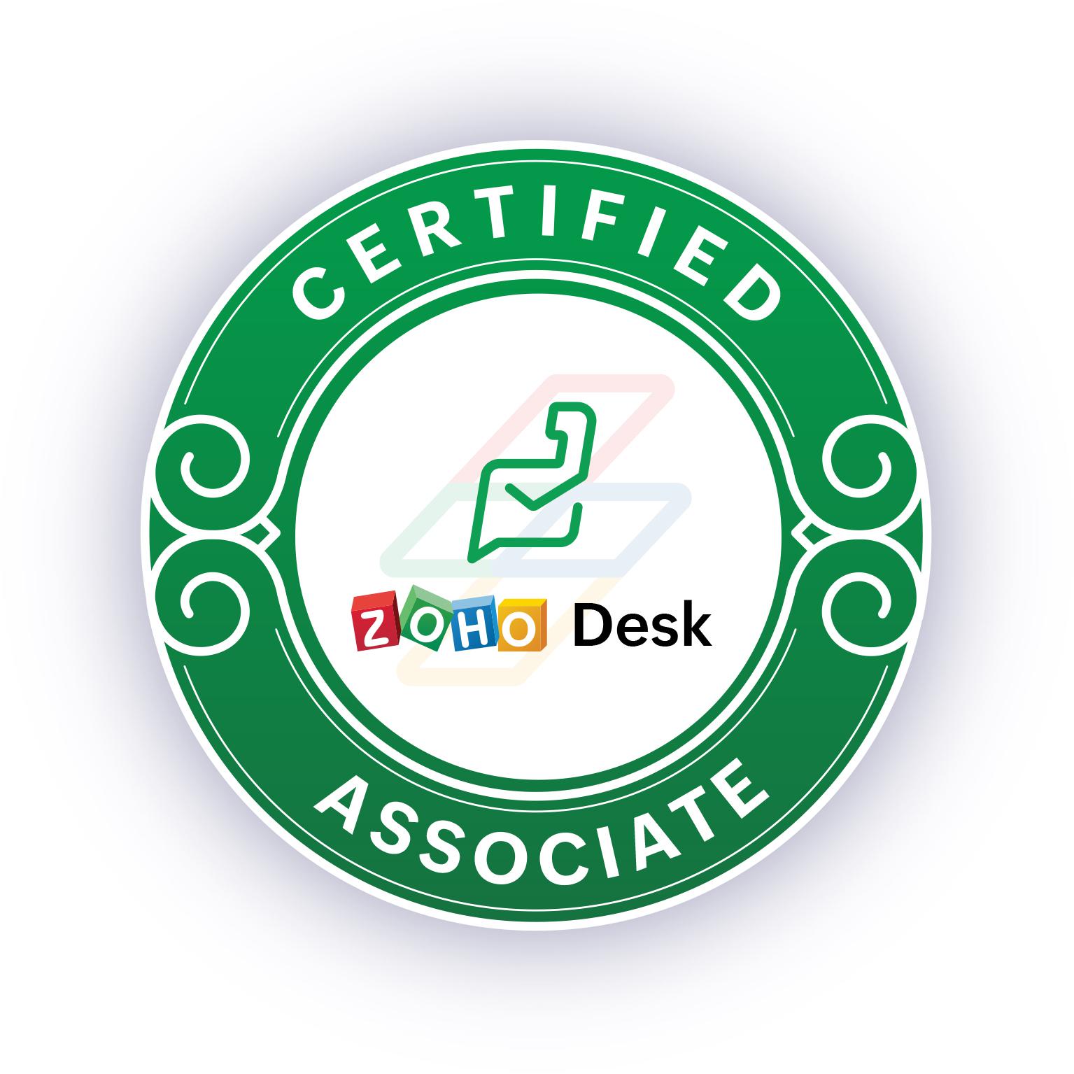 Zoho Desk Badge